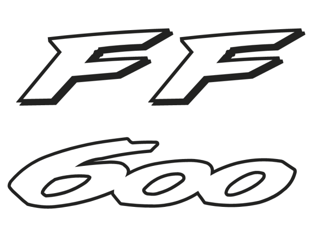 ff 600 - Logo Moto Cyclo