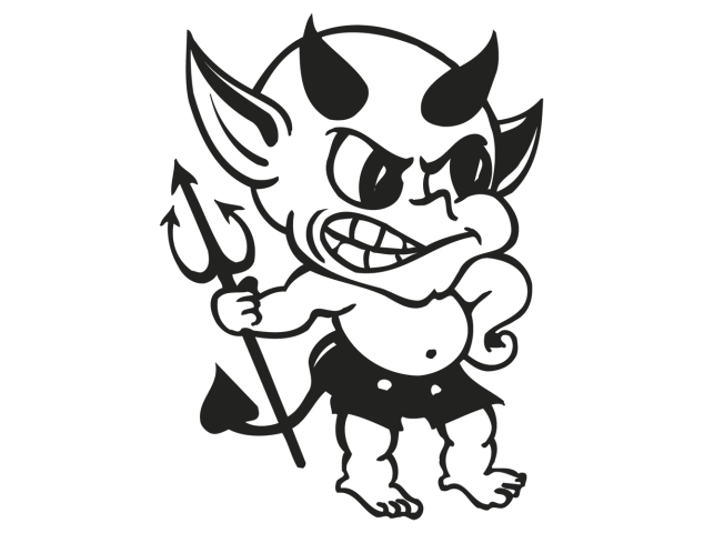 Stickers diable - Diables et démons