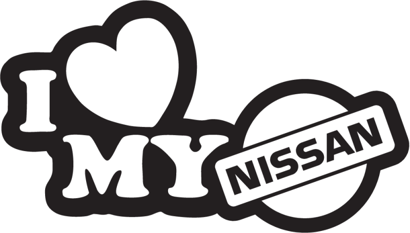 I love my nissan stickers #3