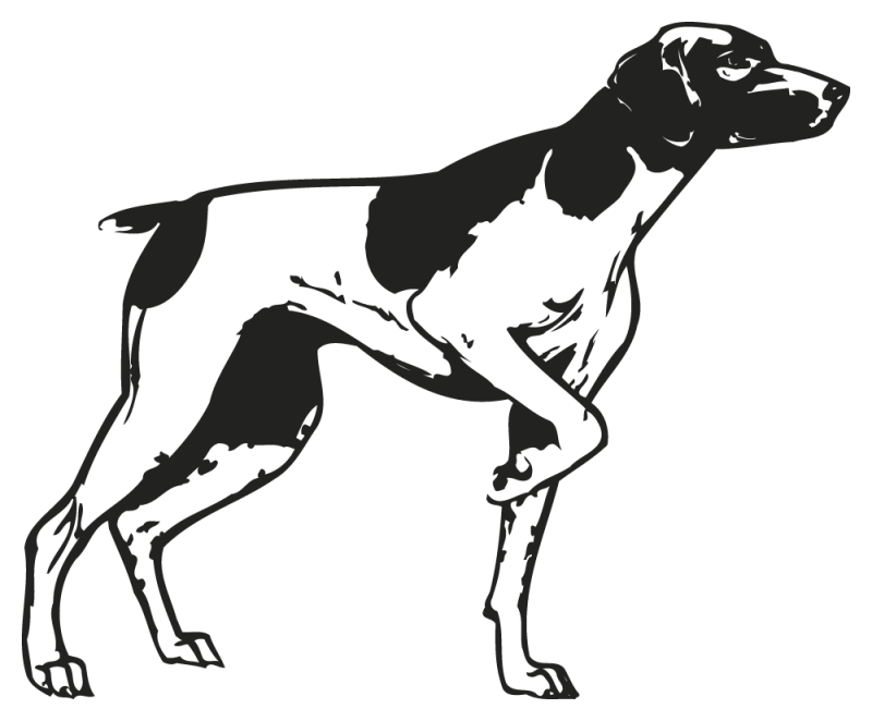 chien de chasse | Autocollants-Stickers