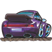 Autocollant 013-Porsche-Carrera