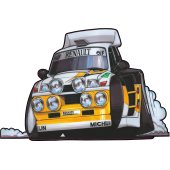 Autocollant 029-Renault 5 Supermaxi