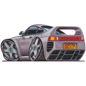 Autocollant 049-Porsche-959