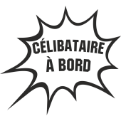 Sticker Humour Célibataire