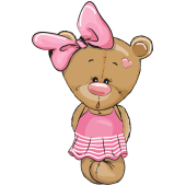 Autocollant Ours En Peluche Mignon 8