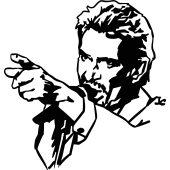Sticker Johnny Hallyday Micro