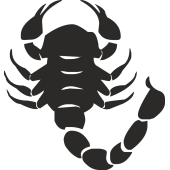 Sticker scorpion