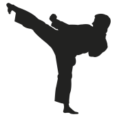 Sticker sport combat