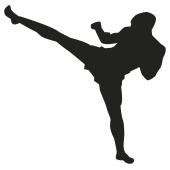 Sticker sport combat