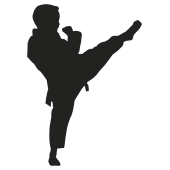 Sticker sport combat