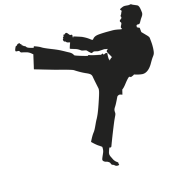 Sticker sport combat