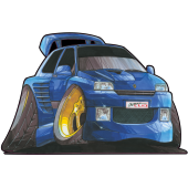 Autocollant 1037-Renault Clio Dimma