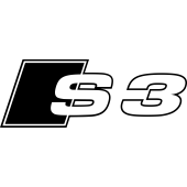 Sticker Audi S3 Noir Et Blanc