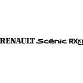 Sticker Renault Scenic Rx4