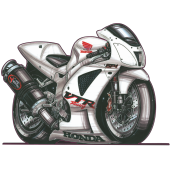 Autocollant 1101-Honda-VTR