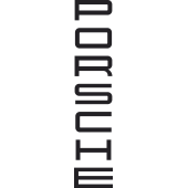 Sticker Porsche Vertical