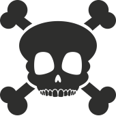 Sticker Skull 1