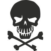 Sticker Skull 12
