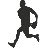 Sticker Rugby Joueur