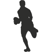 Sticker Rugby Joueur 2