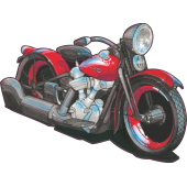Autocollant 1118 Harley