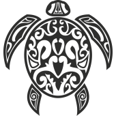 Sticker Tribal Tortue