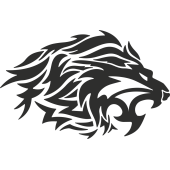 Sticker Tribal Lion