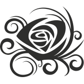 Sticker Tribal Rose