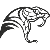Sticker Tribal Serpent