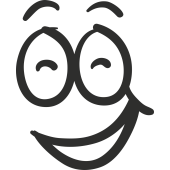 Sticker Smiley Sourire