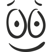 Sticker Smiley Sourire 2