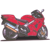Autocollant 1142-Honda-VFR