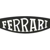 Sticker Ferrari Déformé