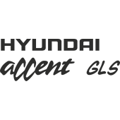 Sticker Hyundai Accent Gls