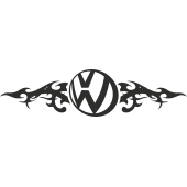 Sticker Volkswagen Flammes