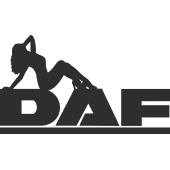 Sticker Daf Logo Femme 2