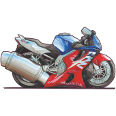 Autocollant 1193-Honda-CBR-600F
