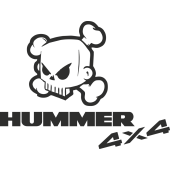 Sticker Hummer 4x4 Jdm