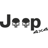 Sticker Jeep 4x4 Skull 1