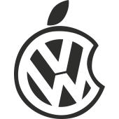 Sticker Apple Vw