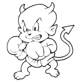 Sticker petit diable