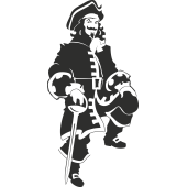 Sticker Captain Morgan 1