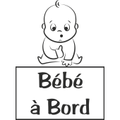 Sticker Bébé à Bord Bébé