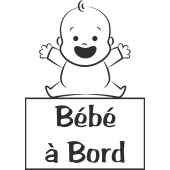Sticker Bébé à Bord Bébé 2