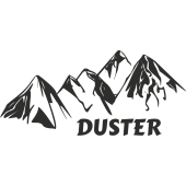 Sticker Montagne Duster