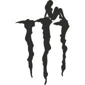 Sticker Monster Pin Up