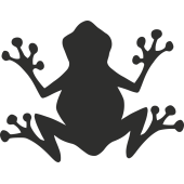 Sticker Grenouille Haut