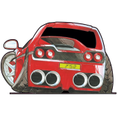 Autocollant 1222-Ferrari-F50