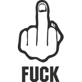 Sticker Humour Fuck