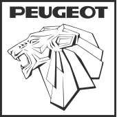 Sticker Logo Peugeot 1960